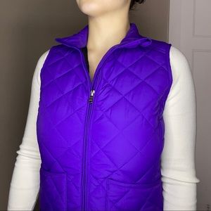 Puffer vest, purple, by Ralph Lauren